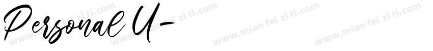 Personal U字体转换